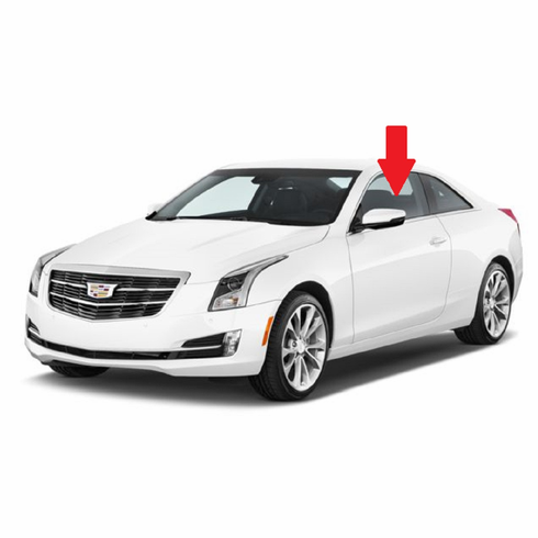 Front Left Door Glass Cadillac ATS 2 Door Coupe 2015-2017