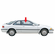 Front Passenger Door Glass Acura Integra 2 Door Hatchback 1990-1993