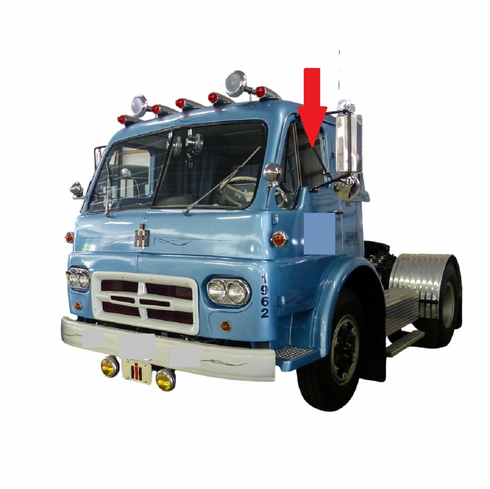 Front Passenger/Driver Door Glass International 190 Series Cabover/Tilt Cab 1960-1965 (Right/Left)