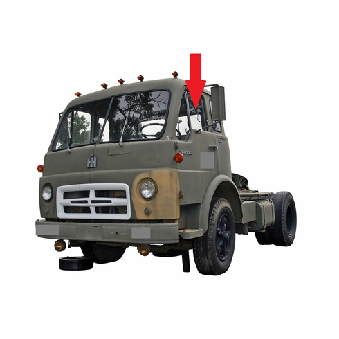 Front Passenger/Driver Door Glass International 200 Series Cabover/Tilt Cab 1965-1972