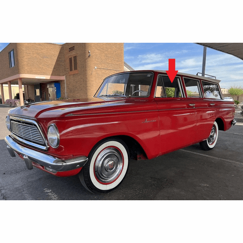 Front Passenger/Driver Side Door Glass American Motors American 4 Door Sedan 1960-1963