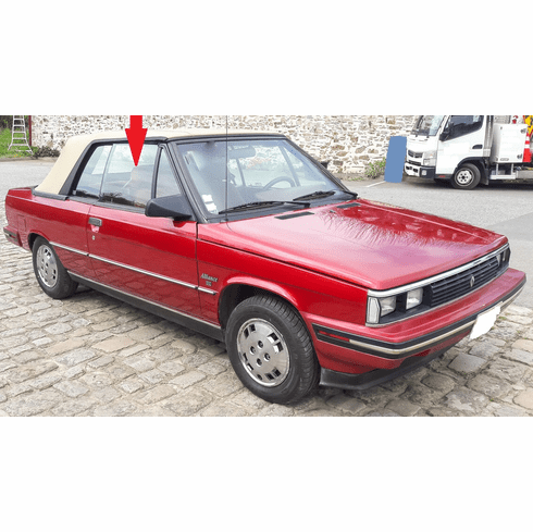 Front Passenger Side Door Glass American Motors Alliance 2 Door Convertible 1983-1987