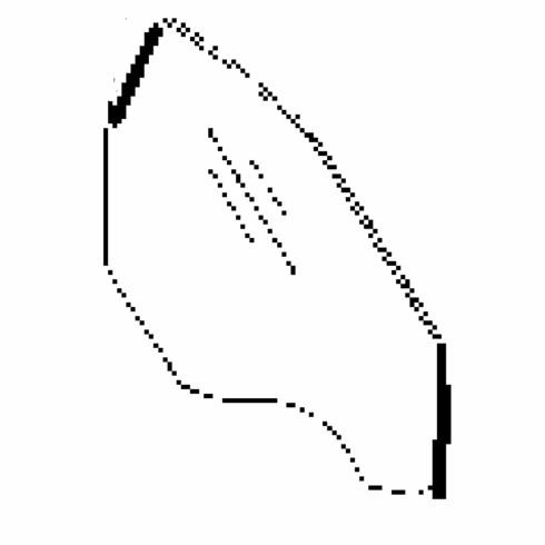 Front Passenger Side Door Glass BMW 328GT 4 Door Hatchback 2014-2016