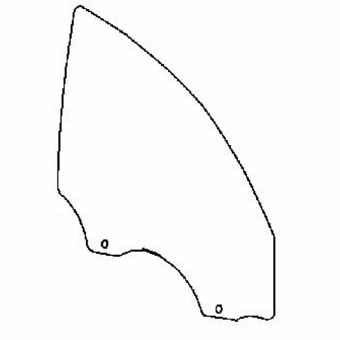 Front Passenger Side Door Glass BMW 335 2 Door Convertible 2007-2013