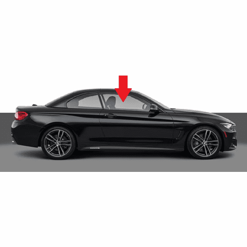 Front Passenger Side Door Glass BMW 440I 2 Door Convertible 2018-2019