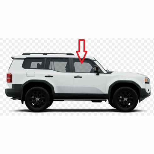 Front Passenger Side Door Glass Lexus GX 4 Door Utility 2024-2026