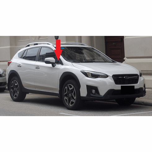 Front Passenger Side Vent Glass Subaru Crosstrek 4 Door Utility 2018-2023