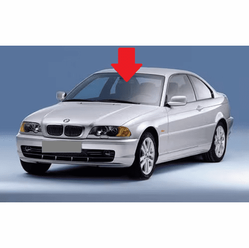 Front Windshield Glass BMW 323 2 Door Coupe 2000