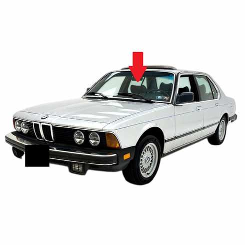 Front Windshield Glass BMW 733 4 Door Sedan 1978-1987