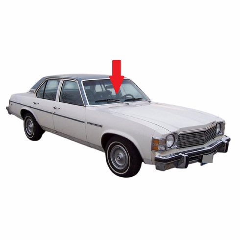 Front Windshield Glass Buick Apollo 1975-1979 4 Door Sedan