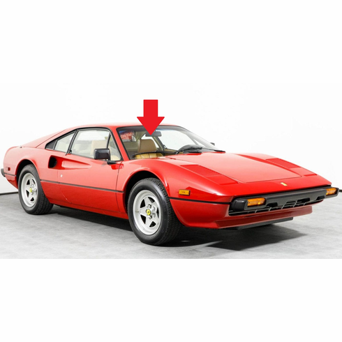 Front Windshield Glass Ferrari 208 2 Door Convertible 1975-1990