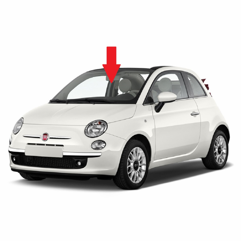 Front Windshield Glass Fiat 500 2 Door Hatchback 2012-2013