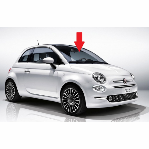 Front Windshield Glass Fiat 500 2 Door Hatchback 2016-2019