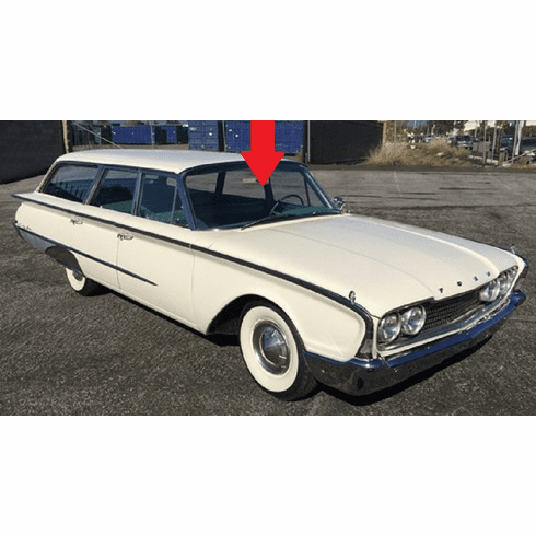 Front Windshield Glass Ford Country Sedan 4 Door Station Wagon 1960