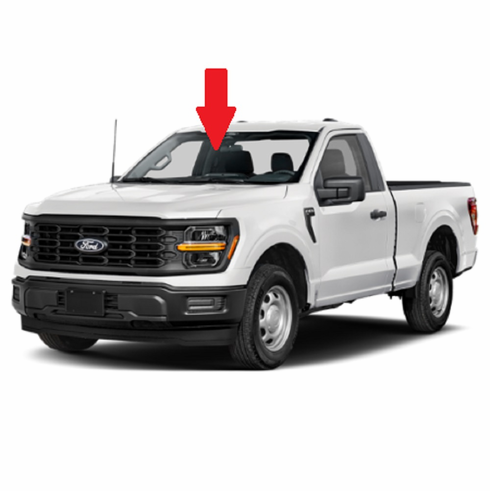 Front Windshield Glass Ford F Series 2 Door Standard Cab 2023