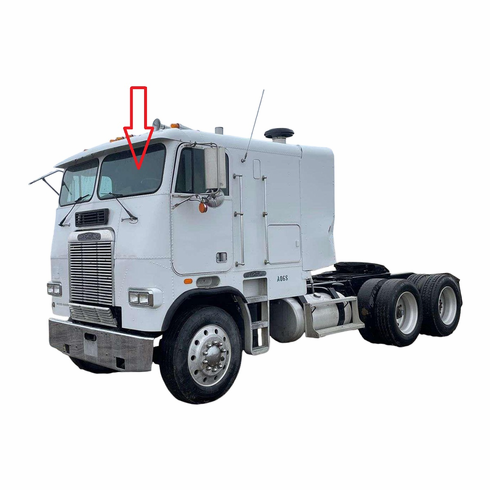 Front Windshield Glass Freightliner C.O.E. Raised Roof Extended Cabover  1979-1988