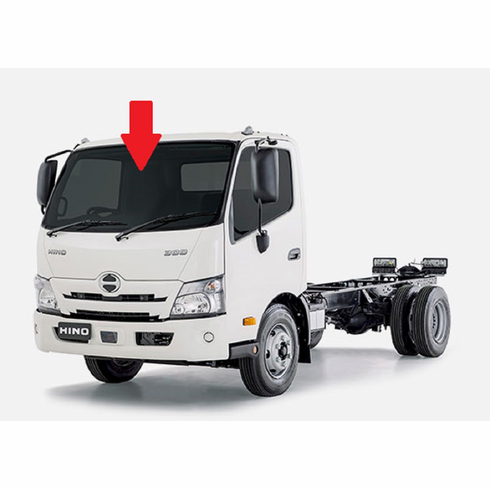 Front Windshield Glass Hino 300 616 Series Cabover 2012-2013