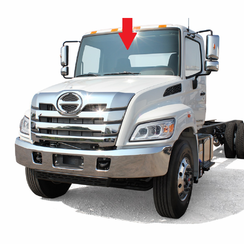 Front Windshield Glass Hino XL Series Conventional Cab 2021-2026