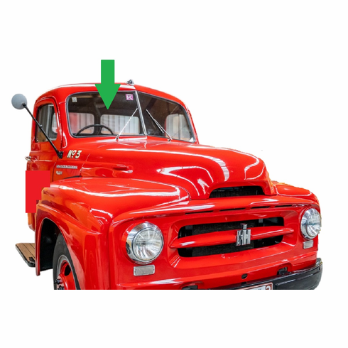 Front Windshield Glass International 180 Series Cabover/Tilt Cab 1955-1960 (Right/Left)