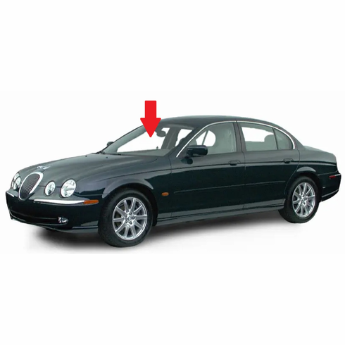 Front Windshield Glass Jaguar S-Type 4 Door Sedan 2000-2004