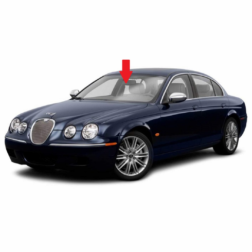 Front Windshield Glass Jaguar S-Type 4 Door Sedan 2005-2008