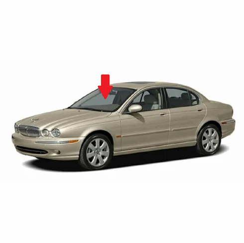 Front Windshield Glass Jaguar X-Type 4 Door Sedan 2002-2005