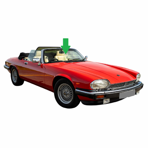 Front Windshield Glass Jaguar XJ-S 2 Door Convertible 1989-1993
