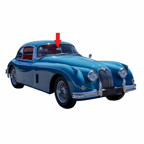 Front Windshield Glass Jaguar XK150 2 Door Roadster 1957-1962