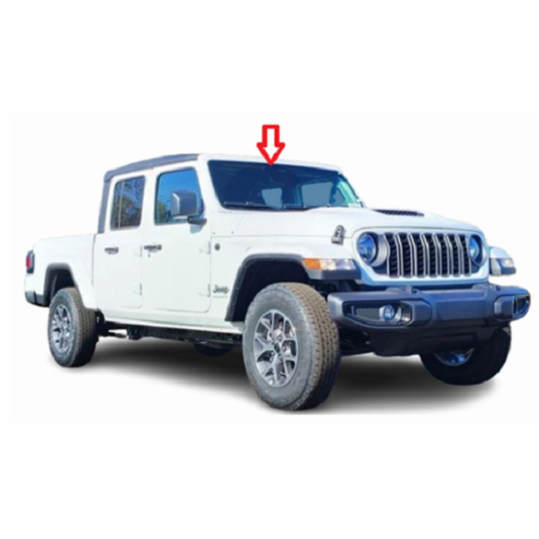 Front Windshield Glass Jeep Gladiator 4 Door Crew Cab 2024-2025