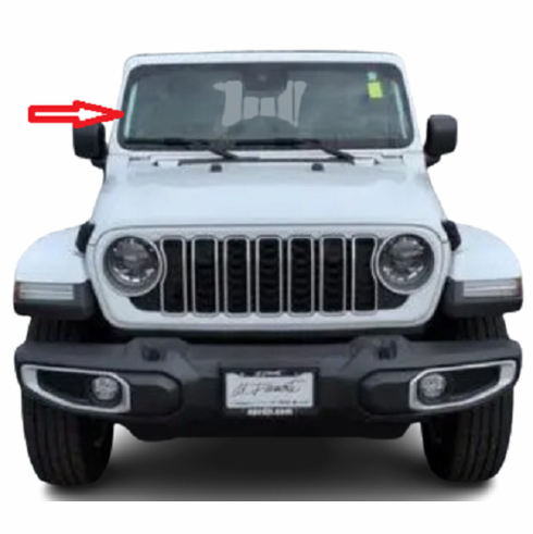Front Windshield Glass Jeep Wrangler 2 Door Utility 2025-2026