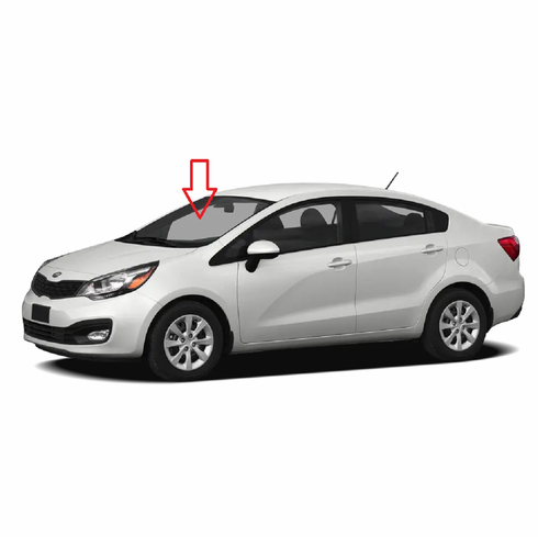 Front Windshield Glass KIA RIO 2012-2017 4DR Sedan W/Moulding Urethane