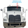 Front Windshield Glass Mack CH600 / CHU 613 Driver Left Side 1989-2018