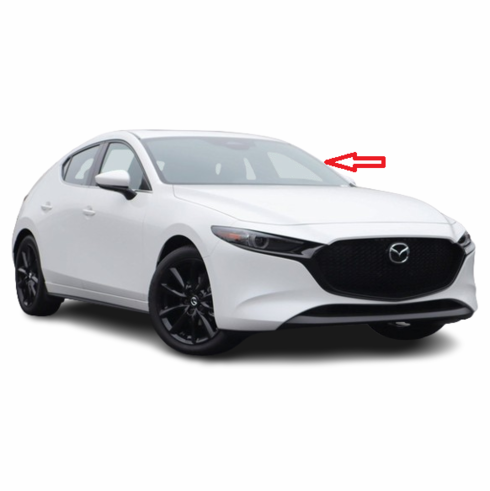 Front Windshield Glass Mazda 3 4 Door Hatchback 2024-2026