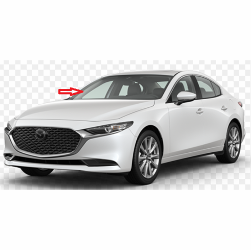 Front Windshield Glass Mazda 3 4 Door Sedan 2024-2026