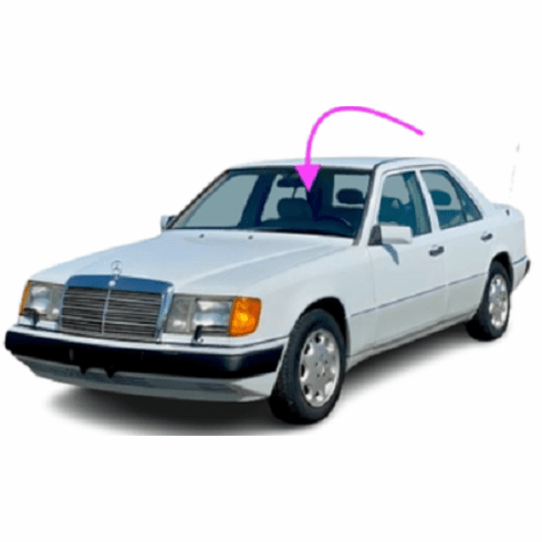 Front Windshield Glass Mercedes BENZ 260E 1986-1992 4 Door Sedan