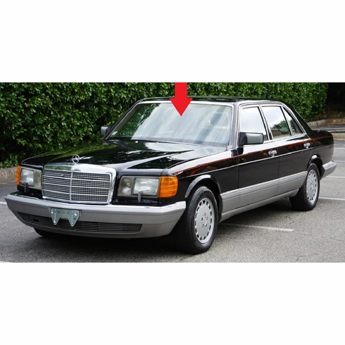 Front Windshield Glass Mercedes Benz 300SDL 4 Door Sedan 1986 - 1987