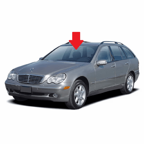 Front Windshield Glass Mercedes Benz C32 AMG 4 Door Station Wagon 2001-2003