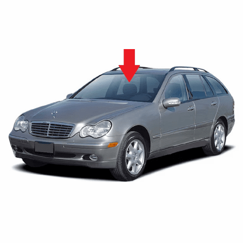 Front Windshield Glass Mercedes Benz C32 AMG 4 Door Station Wagon 2001-2004