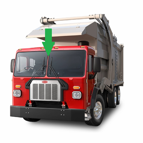 Front Windshield Glass Peterbilt 520 Cabover 2016-2021