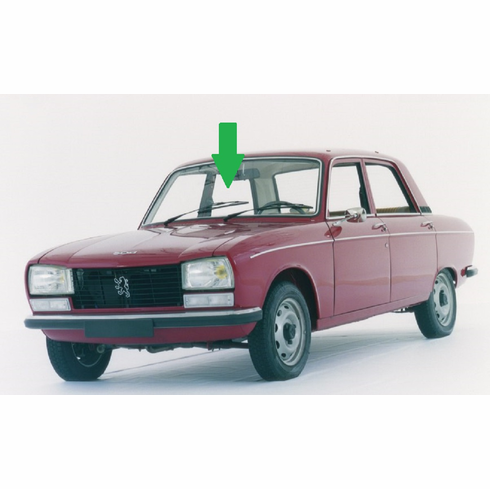 Front Windshield Glass Peugeot 304 4 Door Sedan  1970-1972