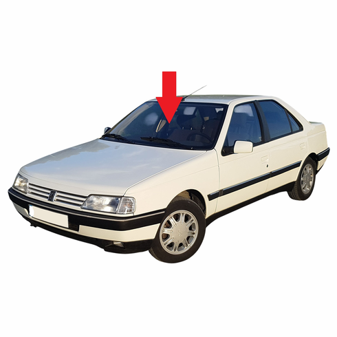 Front Windshield Glass Peugeot 405 4 Door Sedan  1989-1991
