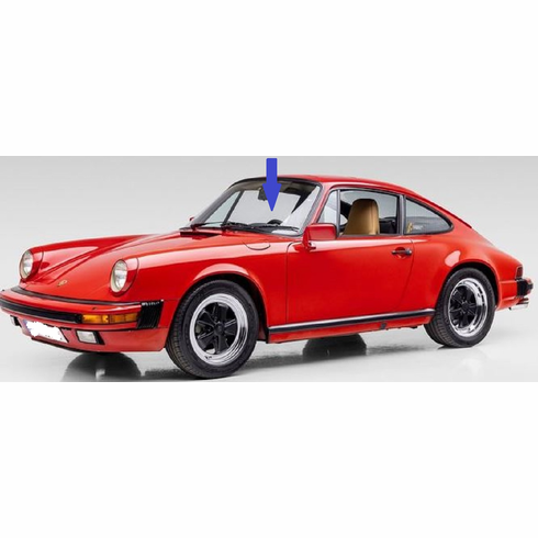 Front Windshield Glass Porsche 911 1985-1989 2 Door Coupe