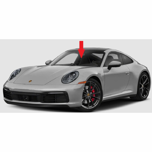 Front Windshield Glass Porsche 911 Carrera S 2020-2024 2 Door Coupe
