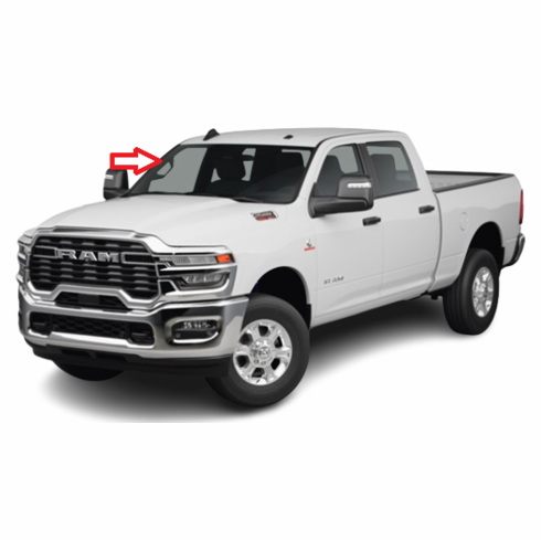 Front Windshield Glass RAM Pickup 2500 4 Door Extended Crew Cab 2025