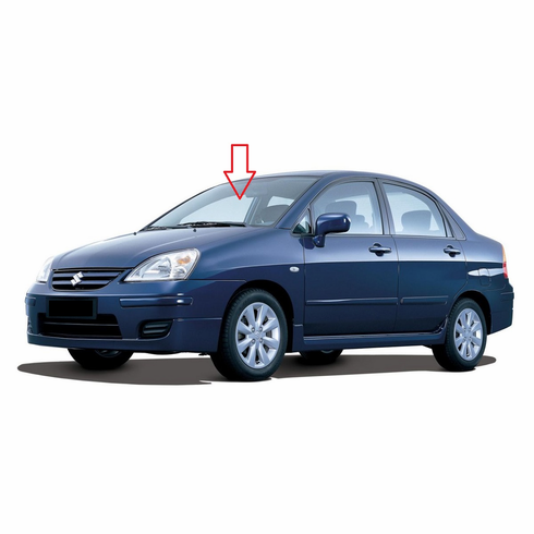 Front Windshield Glass Suzuki Aerio 4 Door Sedan 2006-2007