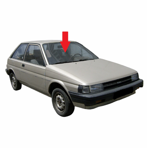 Front Windshield Glass Toyota Tercel 2 Door Hatchback 1987-1990