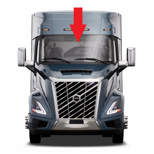 Front Windshield Glass Volvo VN Series Conventional Cab 2018-2024