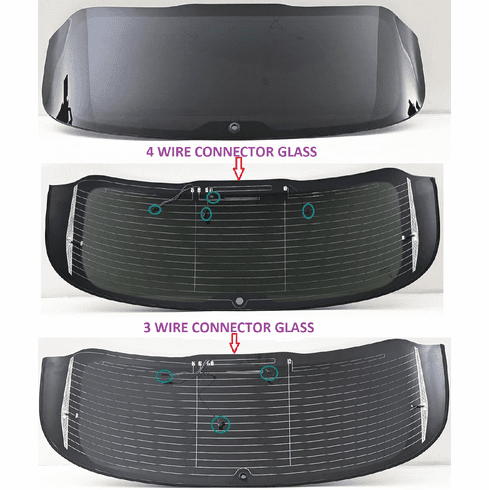 Heated Back Window Glass Porsche Cayenne SUV 2019-2025 4DR Utility