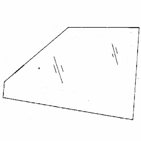 Passenger Side Quarter Glass BMW 318 2 Door Sedan 1984-1985