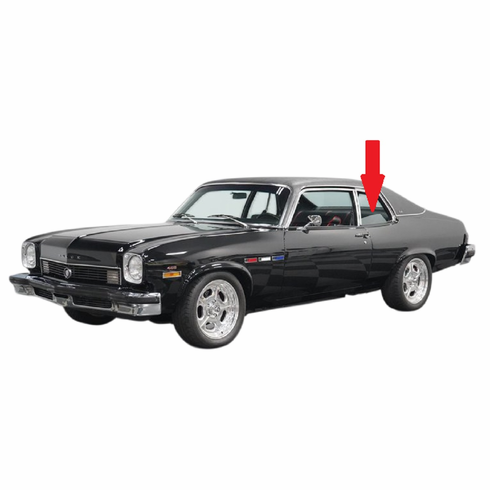 Quarter Glass Driver Side Buick Apollo 1973-1980 2 Door Coupe
